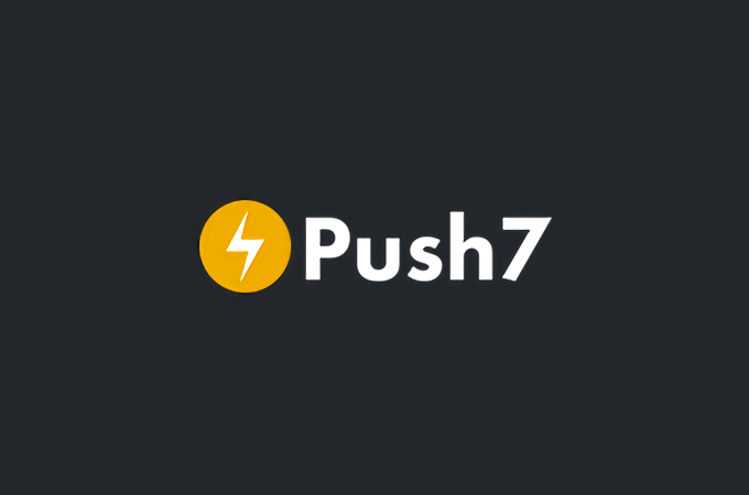 ブログが更新されたタイミングで通知します。Push7をインストール。