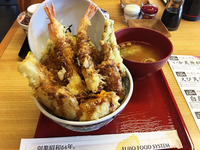えびのや】辛子明太子食べ放題！丼からはみ出す「天丼」を食す！　M'sのあれこれ。富山の美味いグルメを食べ歩き♪