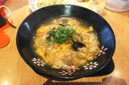 【餃子の王将】ふわふわ玉子＆とろみスープが美味い♪新商品「極王天津麺」を食す！