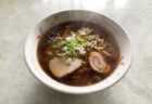 富山市【らあめん麺王】あっさりとした醤油とんこつスープ♪チャーシューラーメンを食す！