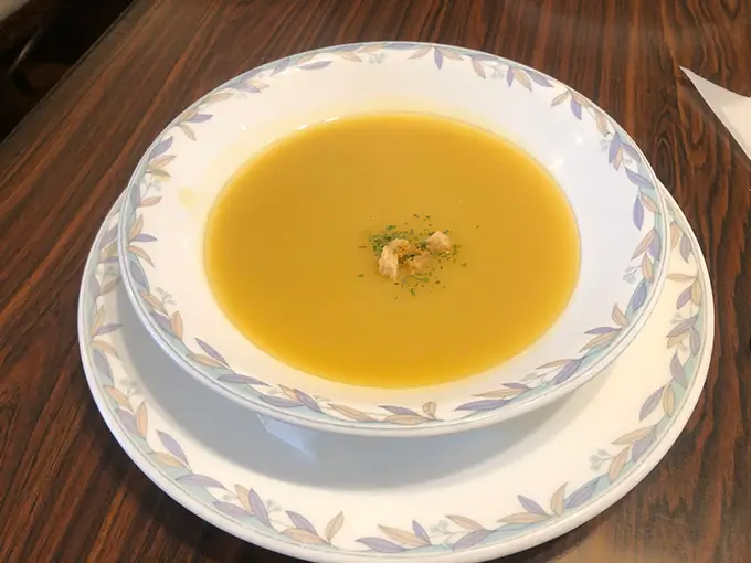 レストランオータニ　Aランチ　スープ