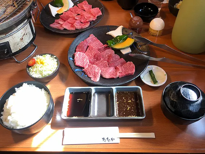 焼肉たなか　氷見牛焼肉定食