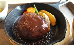 LOCOMOTION COFFEE AND BED　ハンバーグ