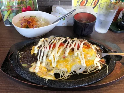 フライパン＆カレー てきさす　ヤサ玉スパ大盛り