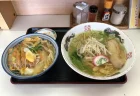 八幡のすしべん 高柳店　カツ丼+和風ラーメン