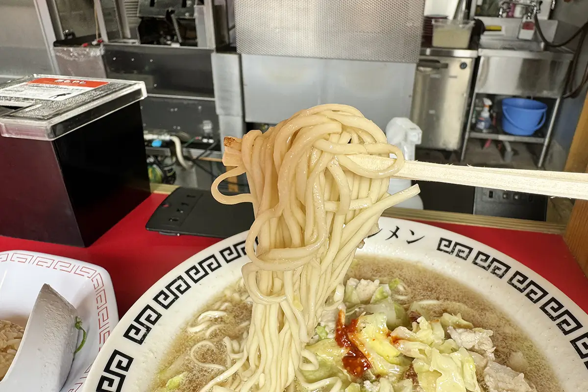 岐阜タンメン　麺