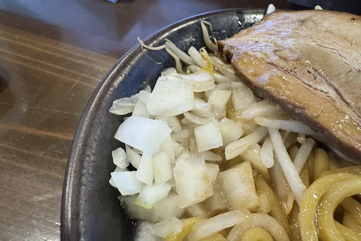 ベジポタ濃厚味噌ラーメン きざみ玉ねぎ