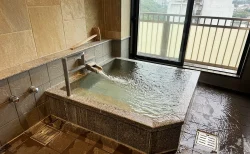 鬼怒川温泉 あさや　客室内半露天風呂