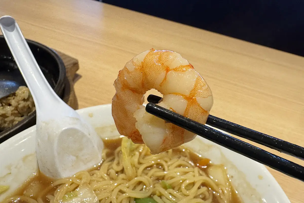 丸源ラーメン 高岡店　丸源五目そば　海老