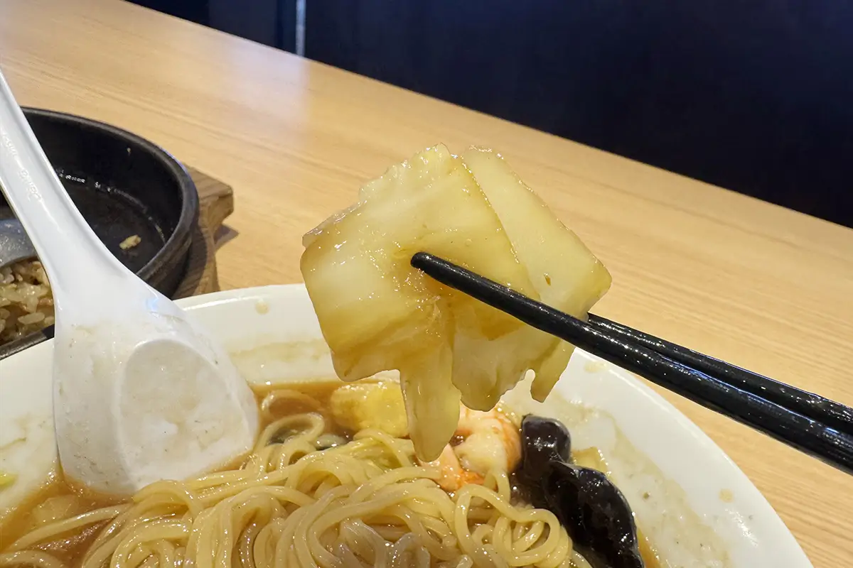 丸源ラーメン 高岡店　丸源五目そば　白菜