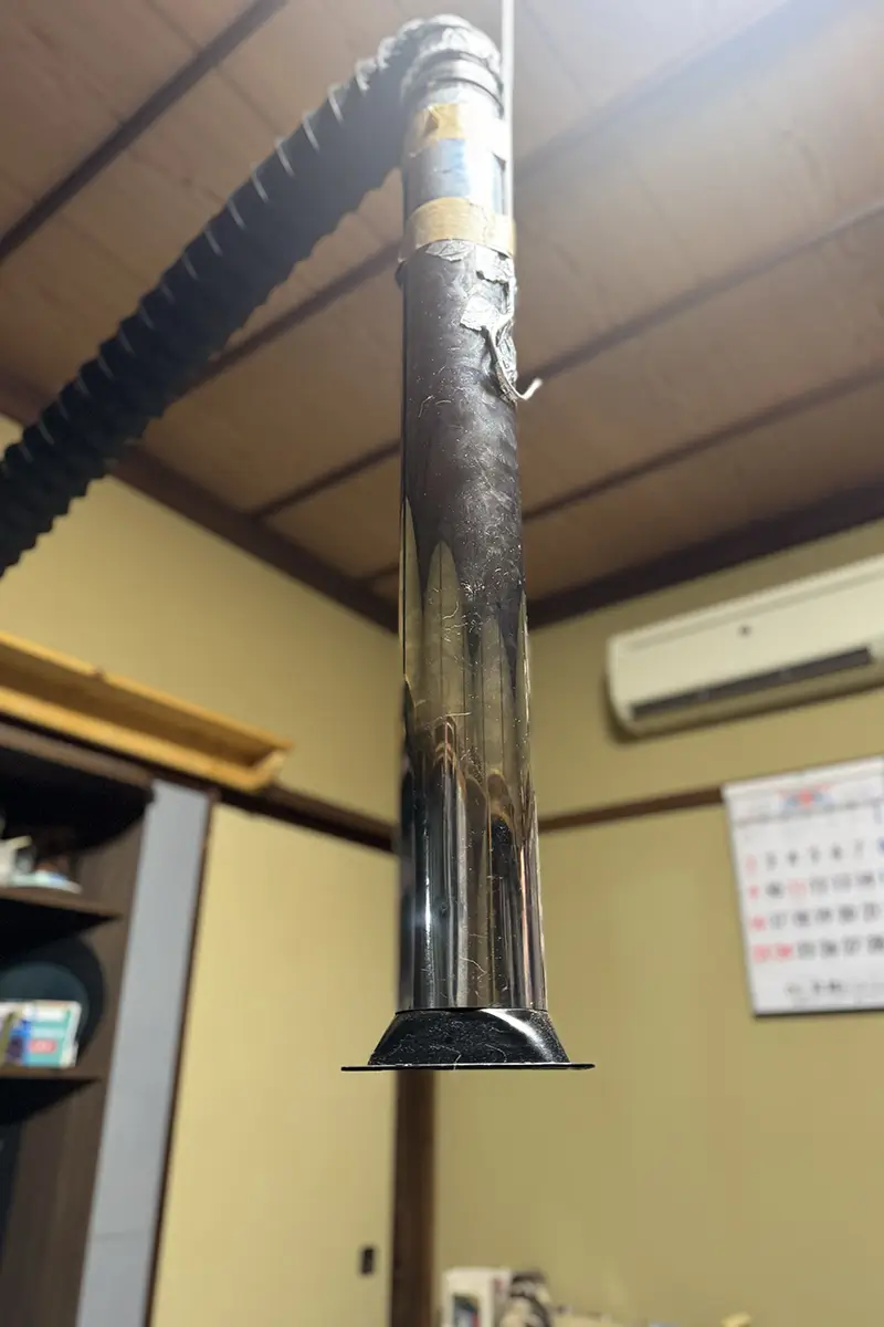 画像 自作の排気ダクト