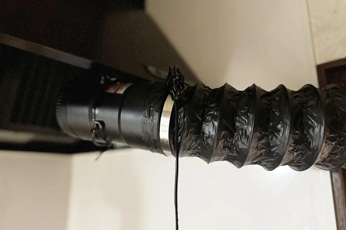 画像 自作の排気ダクト