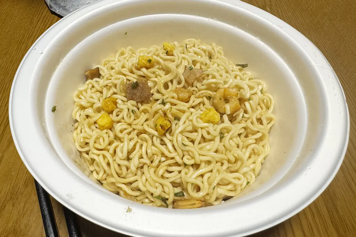 金ちゃんヌードル味焼そば　完成