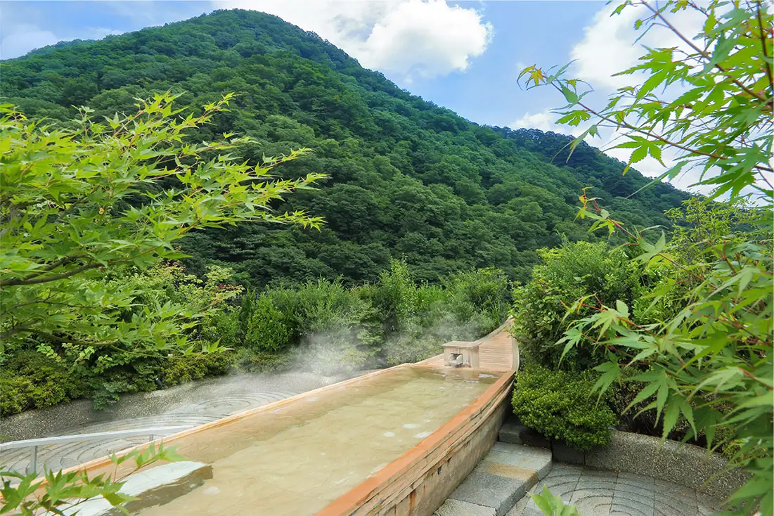 画像 鬼怒川温泉あさや 空中庭園露天風呂
