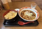 お食事処あぽろ　がっつりセット（らーめん&かつ丼）