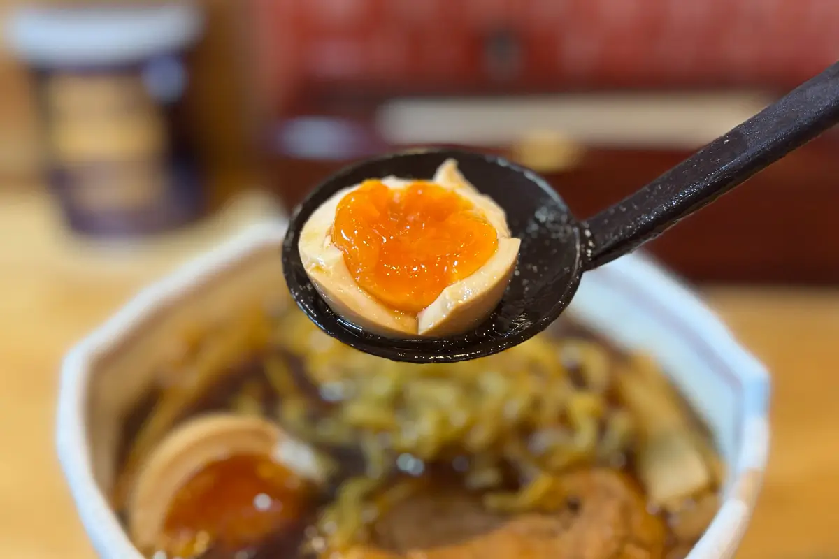 画像 誠や 七尾店 醤油らーめん 煮玉子