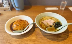 中華レストラン 昇龍　ラーメンセット（醤油ラーメン・天津飯）