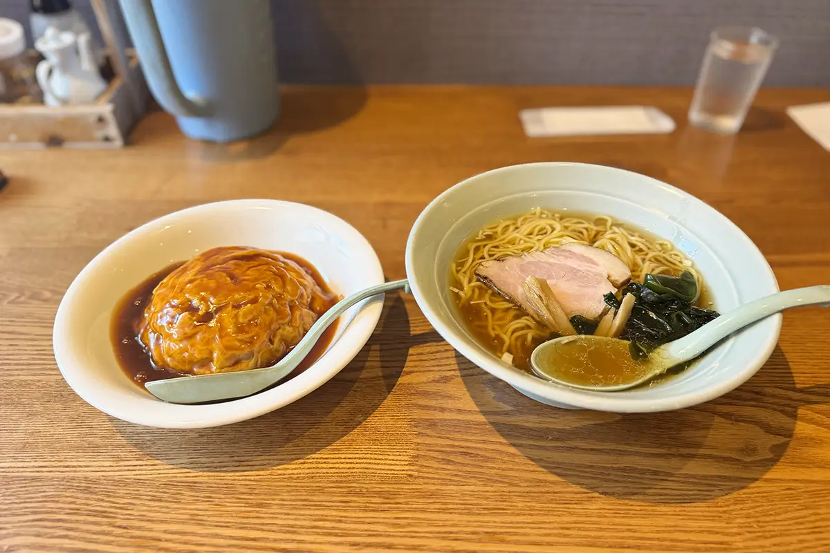 画像 中華レストラン 昇龍 ラーメンセット(醤油ラーメン・天津飯)