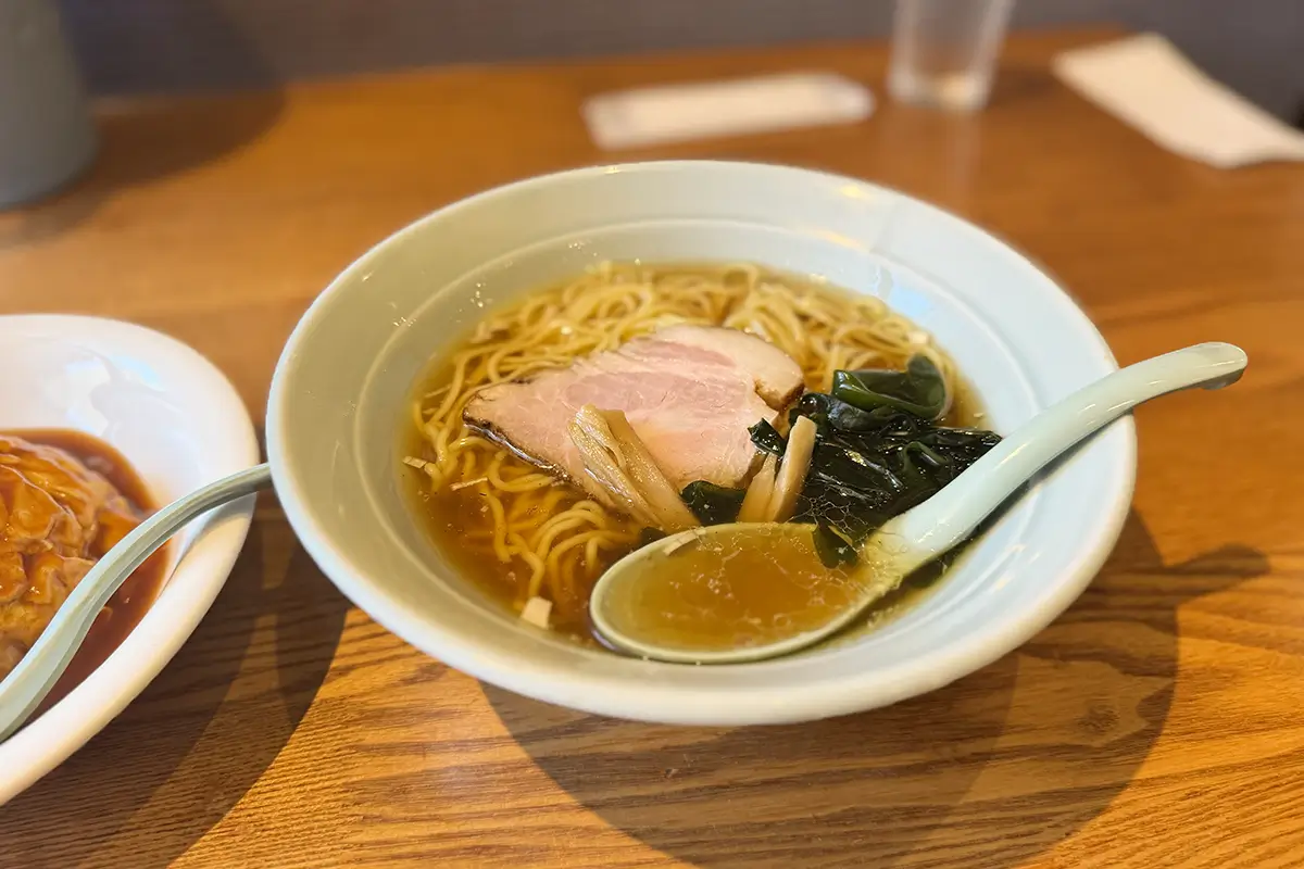 画像 中華レストラン 昇龍 ラーメンセット 醤油ラーメン
