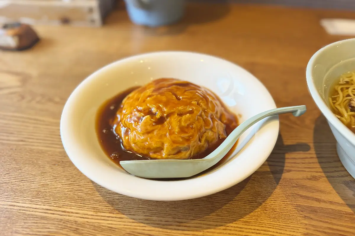 画像 中華レストラン 昇龍 ラーメンセット 天津飯