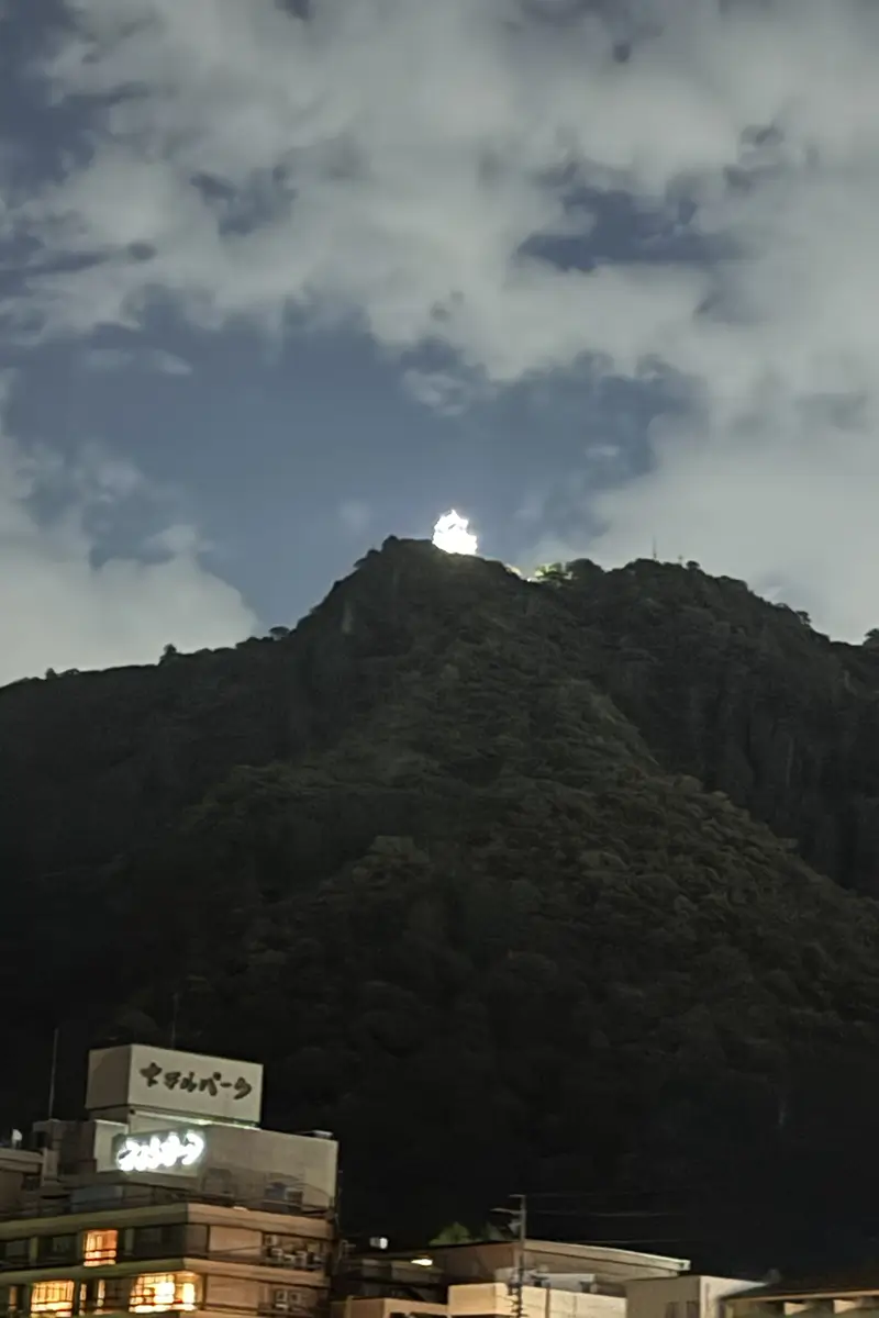 画像 岐阜城ライトアップ