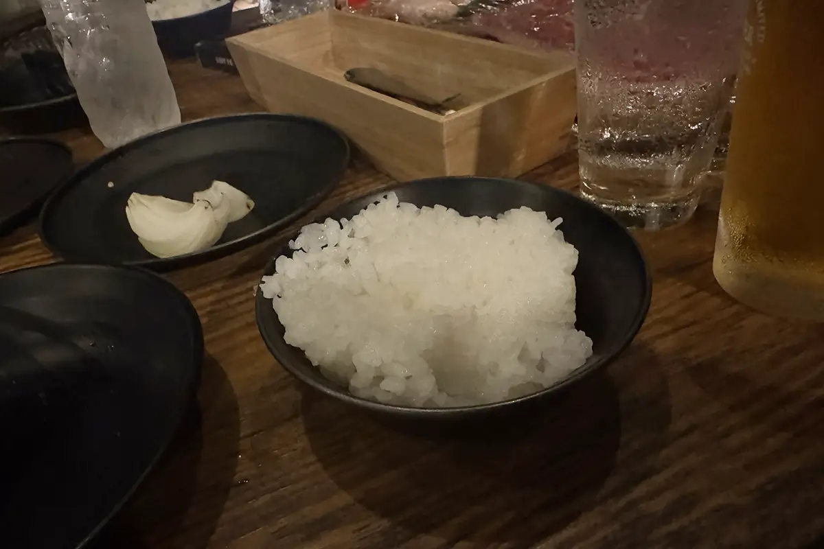 SHITARA VILLAGE　夕食　メスティンで炊き上げた白米