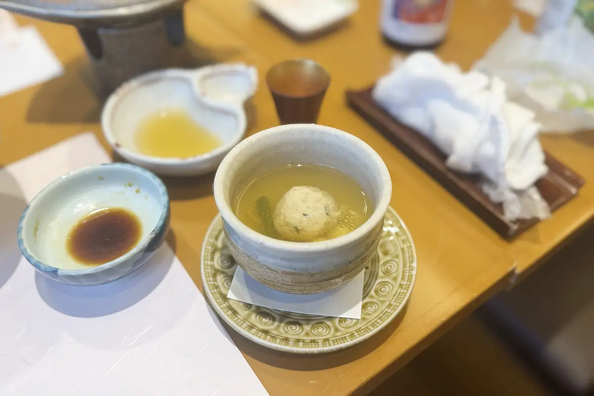 画像 長良川温泉 ホテルパーク 夕食 飛騨牛陶板焼き付の懐石コース 薬膳スープ