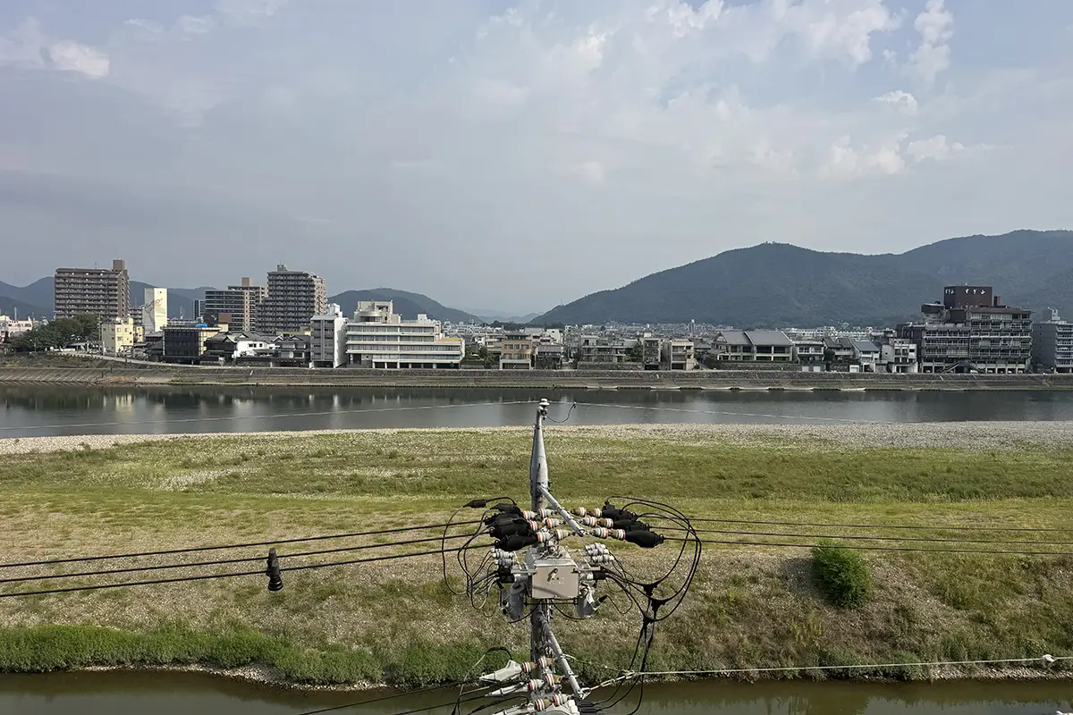 画像 長良川温泉 ホテルパーク 川側和室から長良川を望む