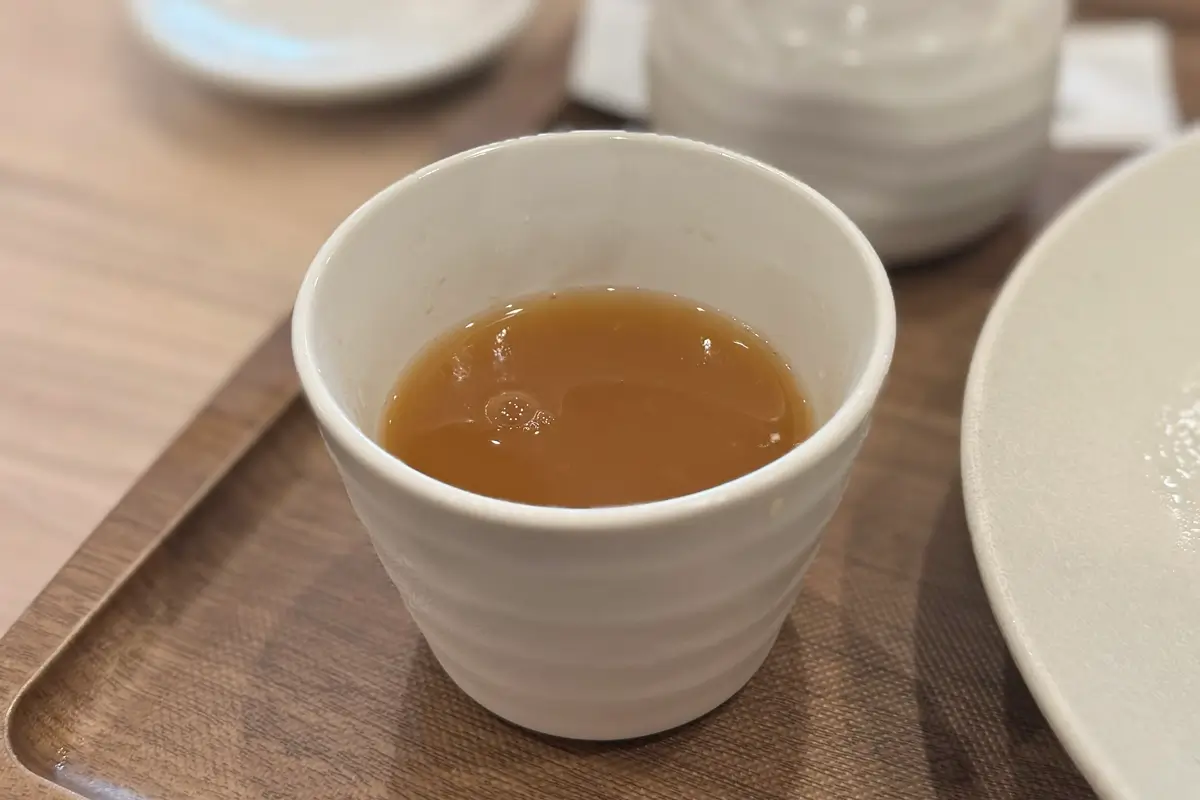 画像 そば処かまくらや もりそば(大盛り) 最後は蕎麦湯でいただく