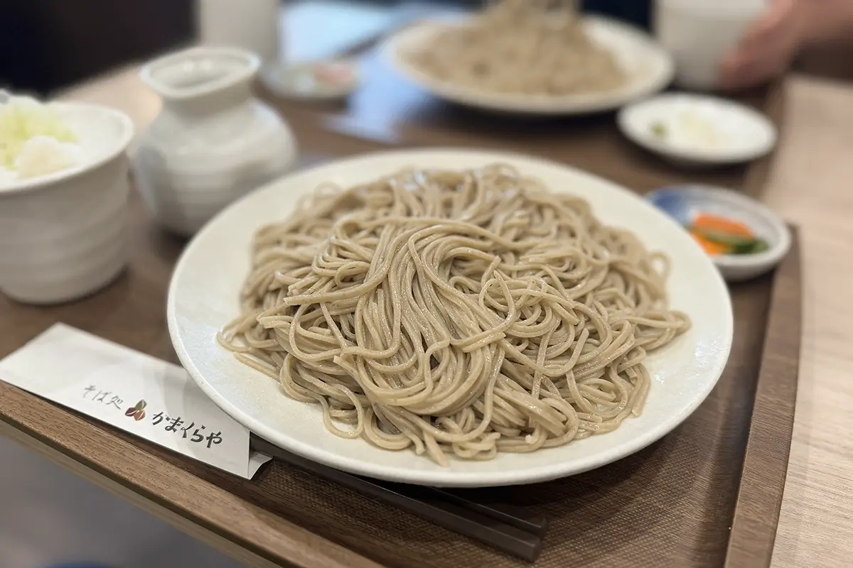 画像 そば処かまくらや もりそば(大盛り)