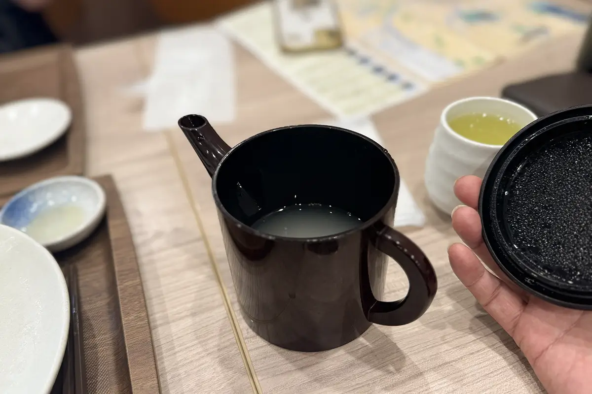 画像 そば処かまくらや 蕎麦湯
