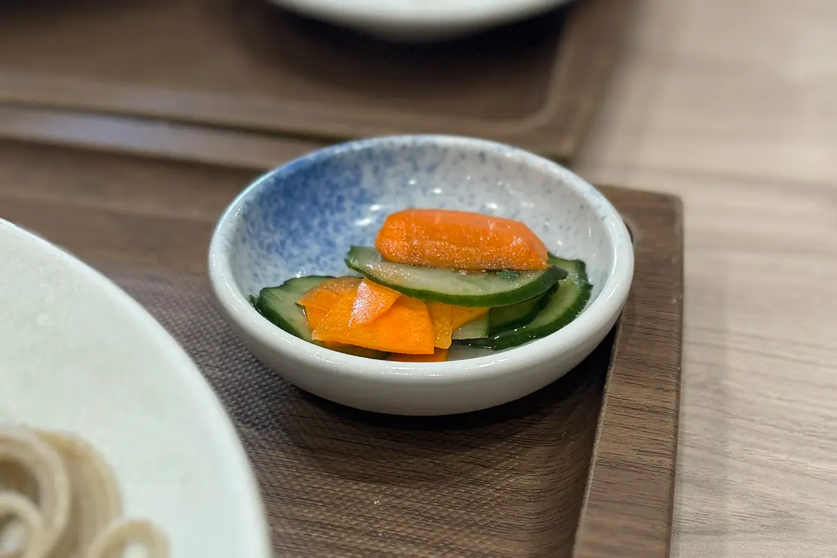 画像 そば処かまくらや もりそば(大盛り) 漬物