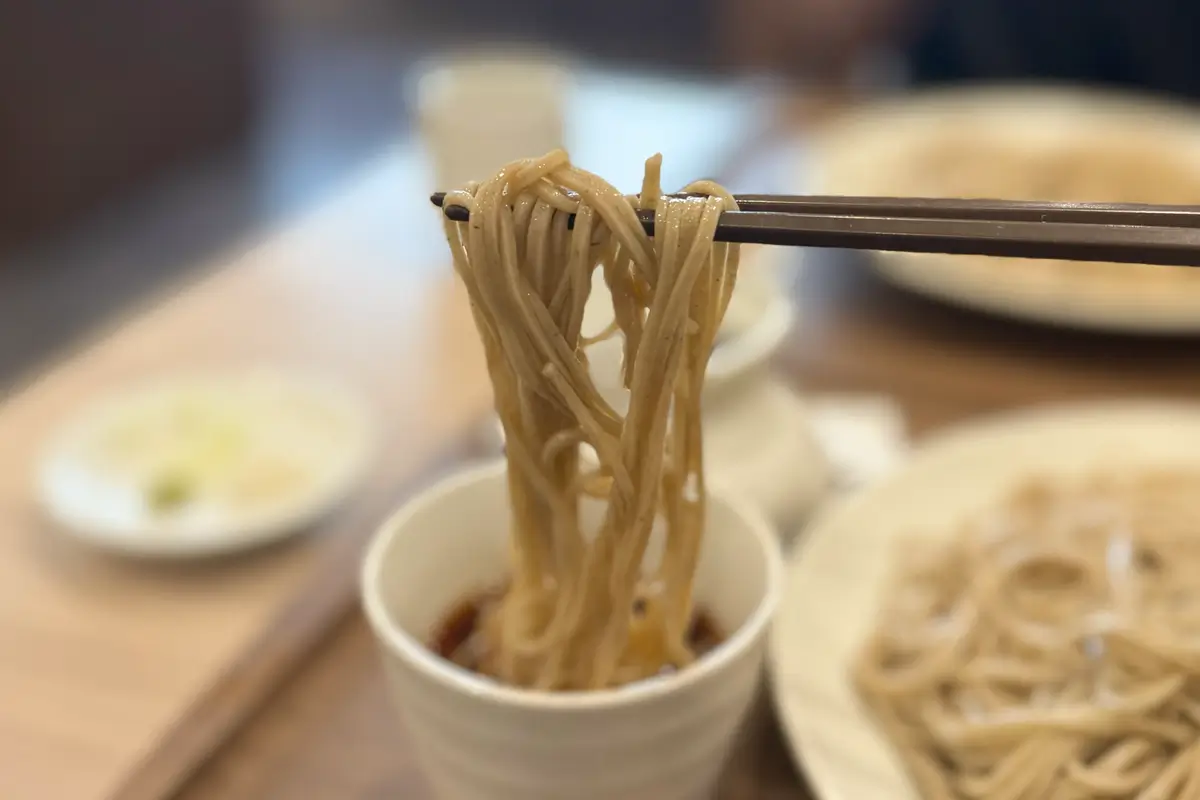 画像 そば処かまくらや もりそば(大盛り) 麺