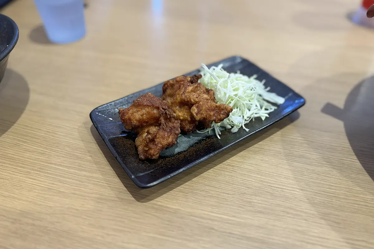 めん丸　Aランチ　から揚げ