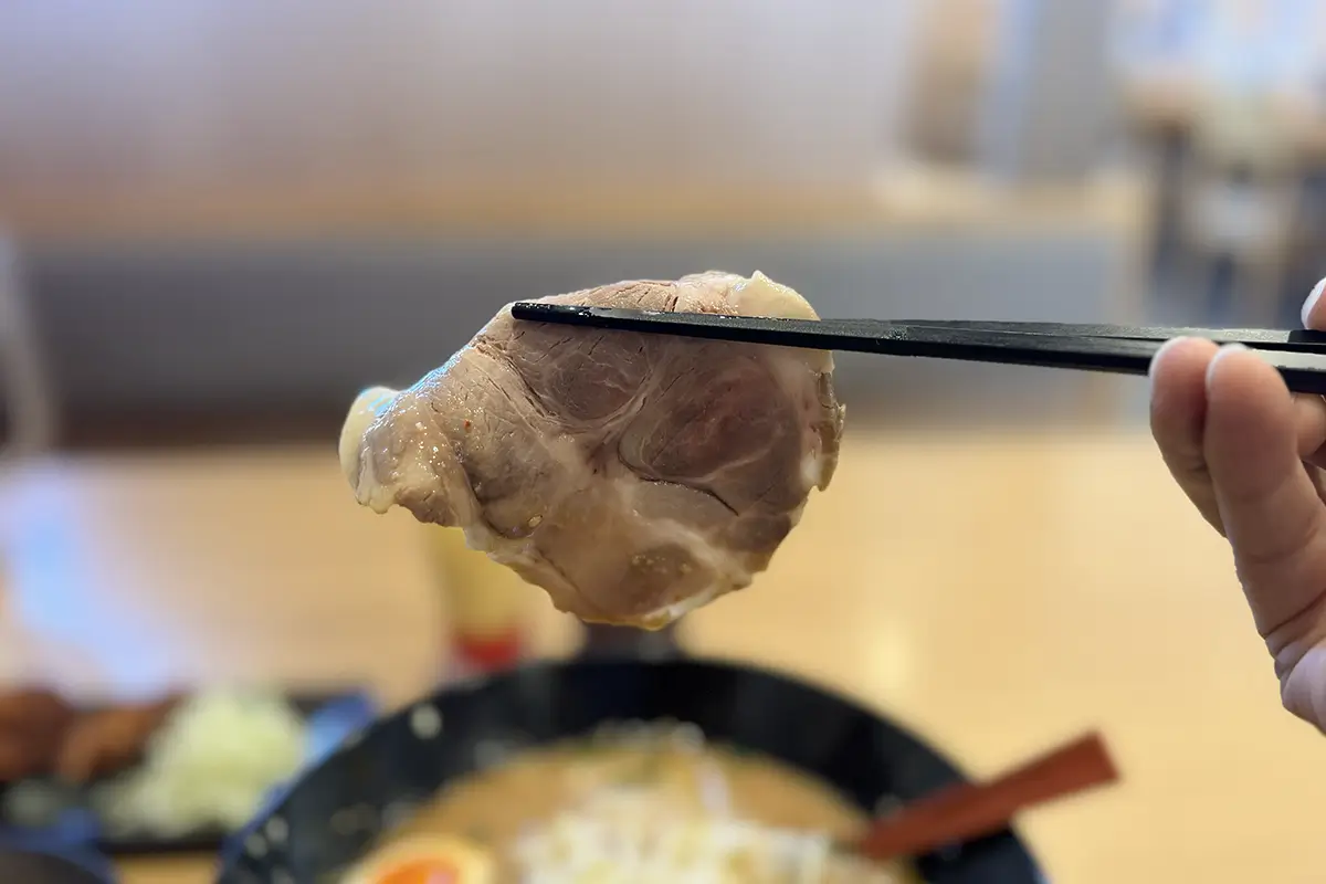 めん丸　Aランチ　味噌ラーメン　チャーシュー