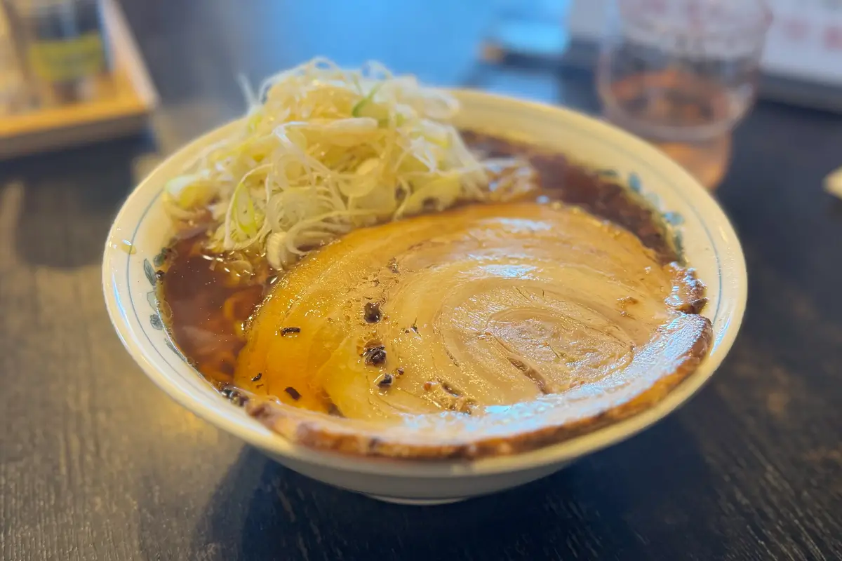 画像 めん家 ねぎラーメン大盛り