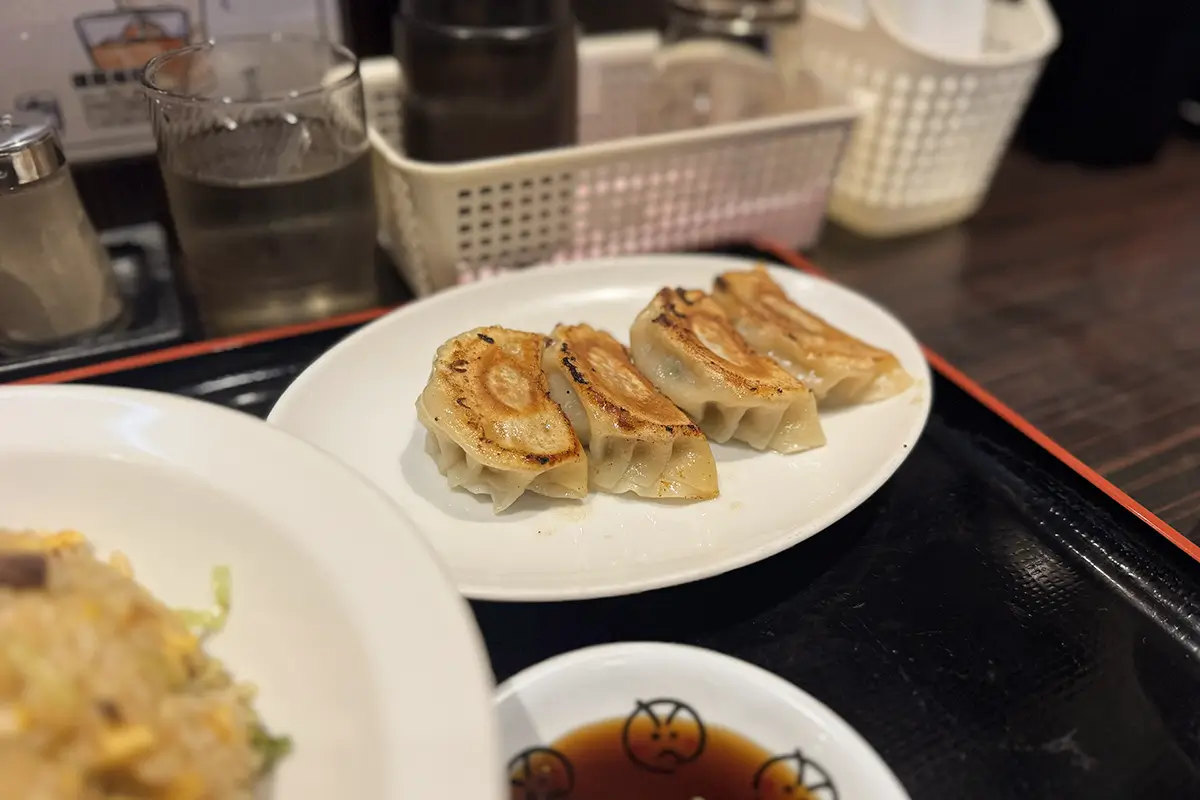 大連飯店 富山北店　チャーハンセット　餃子