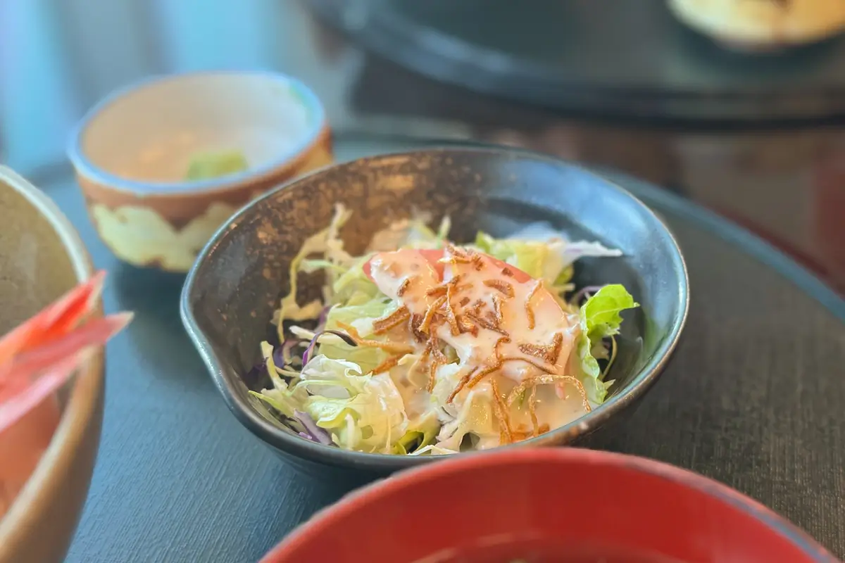 画像 かじやばし 海鮮丼御膳 サラダ