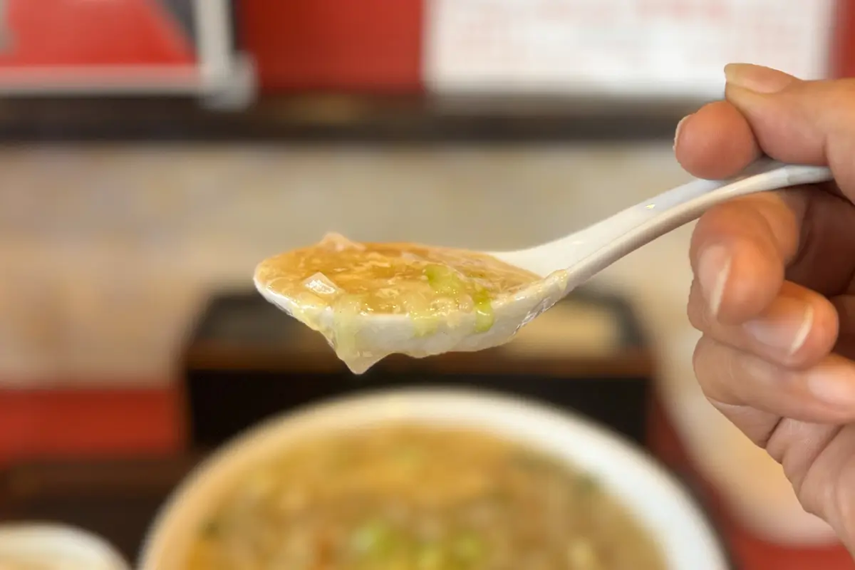 画像 清華園 チャンポンメン スープ