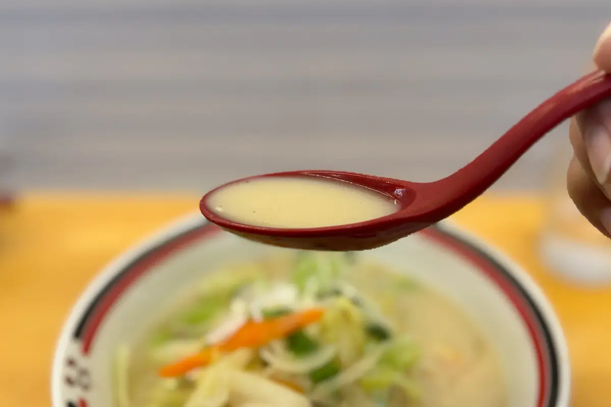 画像 とんとん亭 ちゃんぽんめん スープ