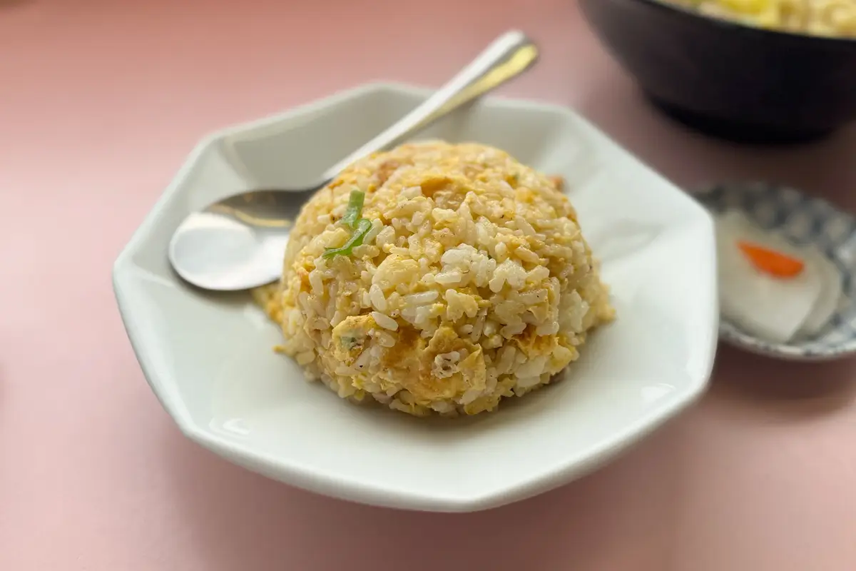 画像 蔵王桃花 半チャーハン