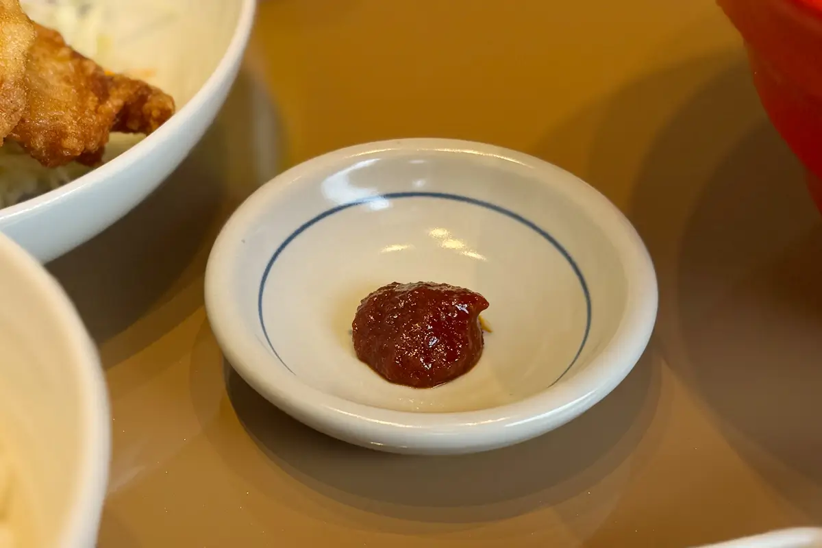 やよい軒　コク旨ちゃんぽん　辛子味噌