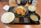 からやま 富山飯野店　からやま定食（5個）+ポテトサラダ