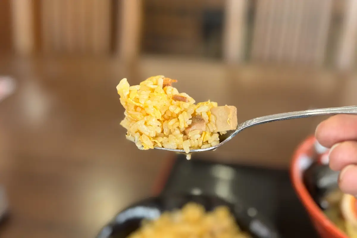 麺屋 龍　とんこつラーメン半チャーハンセット　チャーハン