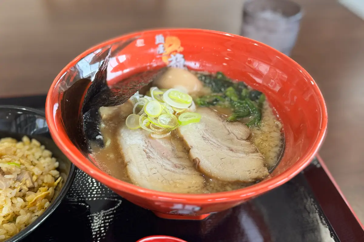 麺屋 龍　とんこつラーメン+味玉