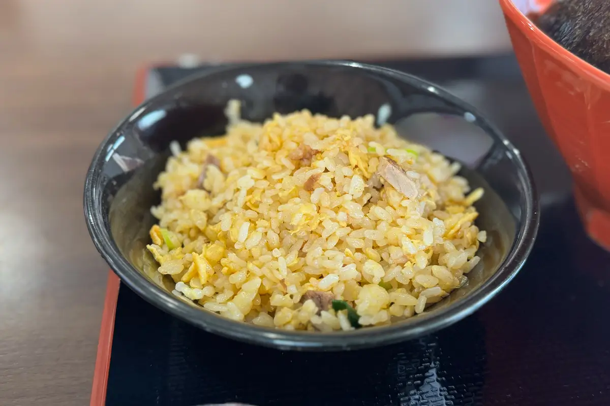 麺屋 龍　とんこつラーメン半チャーハンセット　半チャーハン