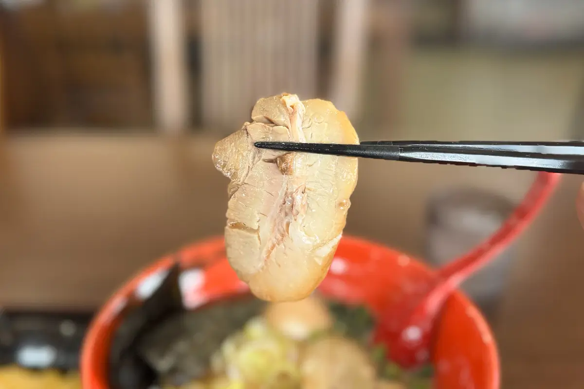 麺屋 龍　とんこつラーメン　チャーシュー