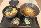 ゆで太郎 高岡店　満腹かつ丼セット