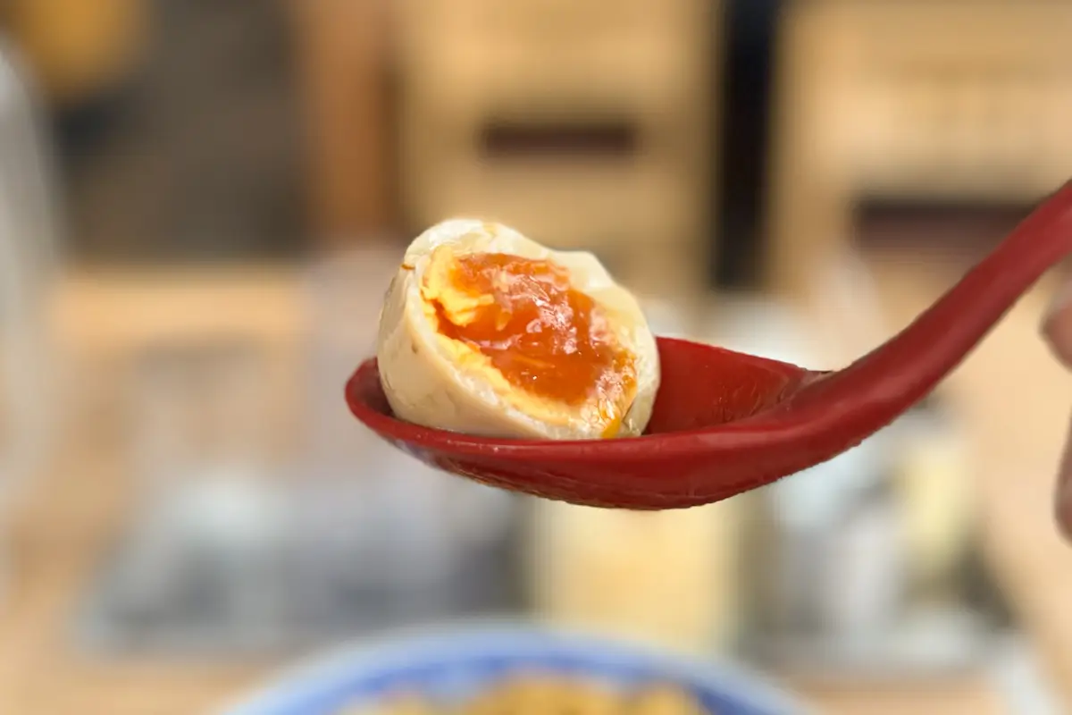 つけめん えびすこ　俺のブラック　味玉