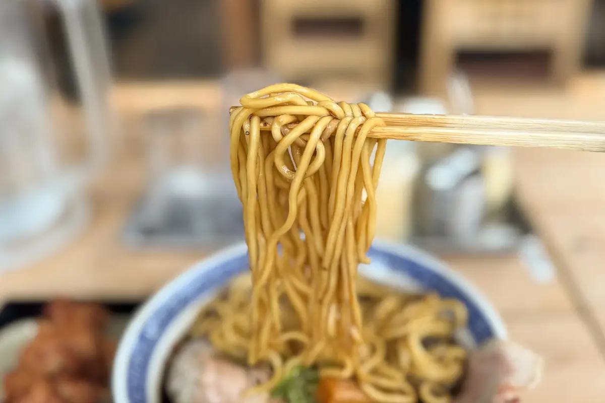つけめん えびすこ　俺のブラック　麺